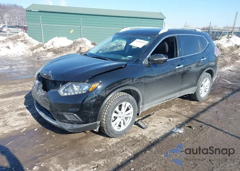 2014 Nissan Rogue Sv из США, поврежденный, VIN 5N1AT2MV0EC808282